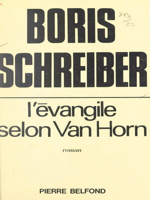 cover image of L'Évangile selon Van Horn